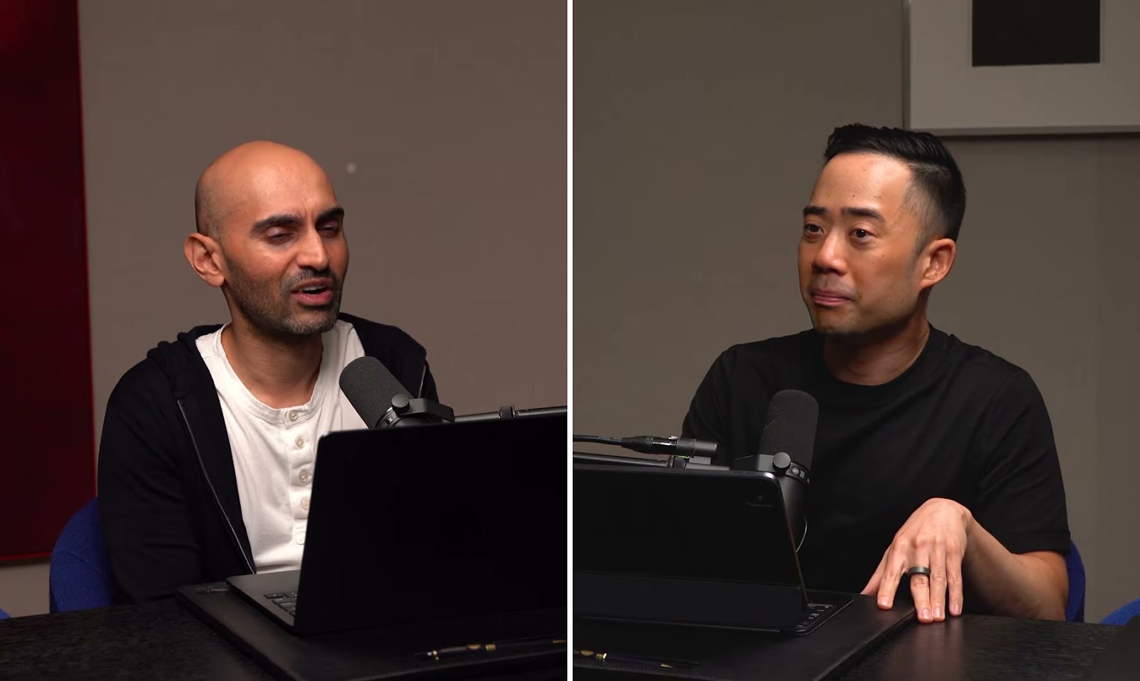 Neil Patel กับ Eric Siu คุยเรื่องเครื่องมือ AI สำหรับ Marketing ปี 2026 (ภาพจากคลิป YouTube ต้นทาง)